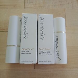 Jane Iredale Glow Time Blush and Highlighter Stick Duo In Cosmos And Afterglow!